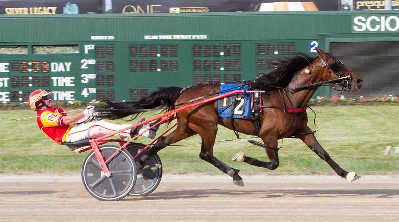 The two premier races of the season at Dayton Hollywood Raceway Friday night s $171,250 Dayton Trotting Derby and the $151,750 Dayton Pacing Derby will feature 17 of the nation s top harness horses and many of the country s top drivers. Brad Conrad/CONTRIBUTED