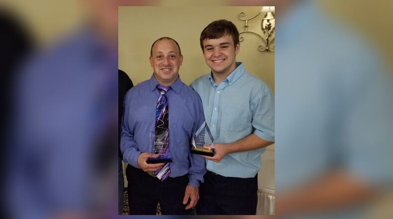 Tony and J.T. Cherpeski at the annual GDUSBC banquet. CONTRIBUTED PHOTO