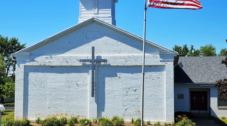 Pleasant Ridge United Methodist Church, better known as the “Little White Church at the top of West Middletown Hill,” was founded in 1822 and will celebrate its bicentennial this fall. NICK GRAHAM/STAFF