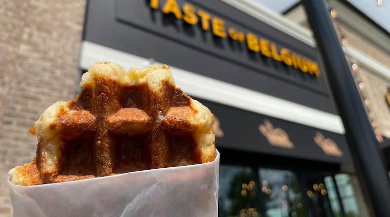 Taste of Belgium held a ribbon cutting on July, 21, 2023 for its newest location at The Greene in Beavercreek. NATALIE JONES/STAFF