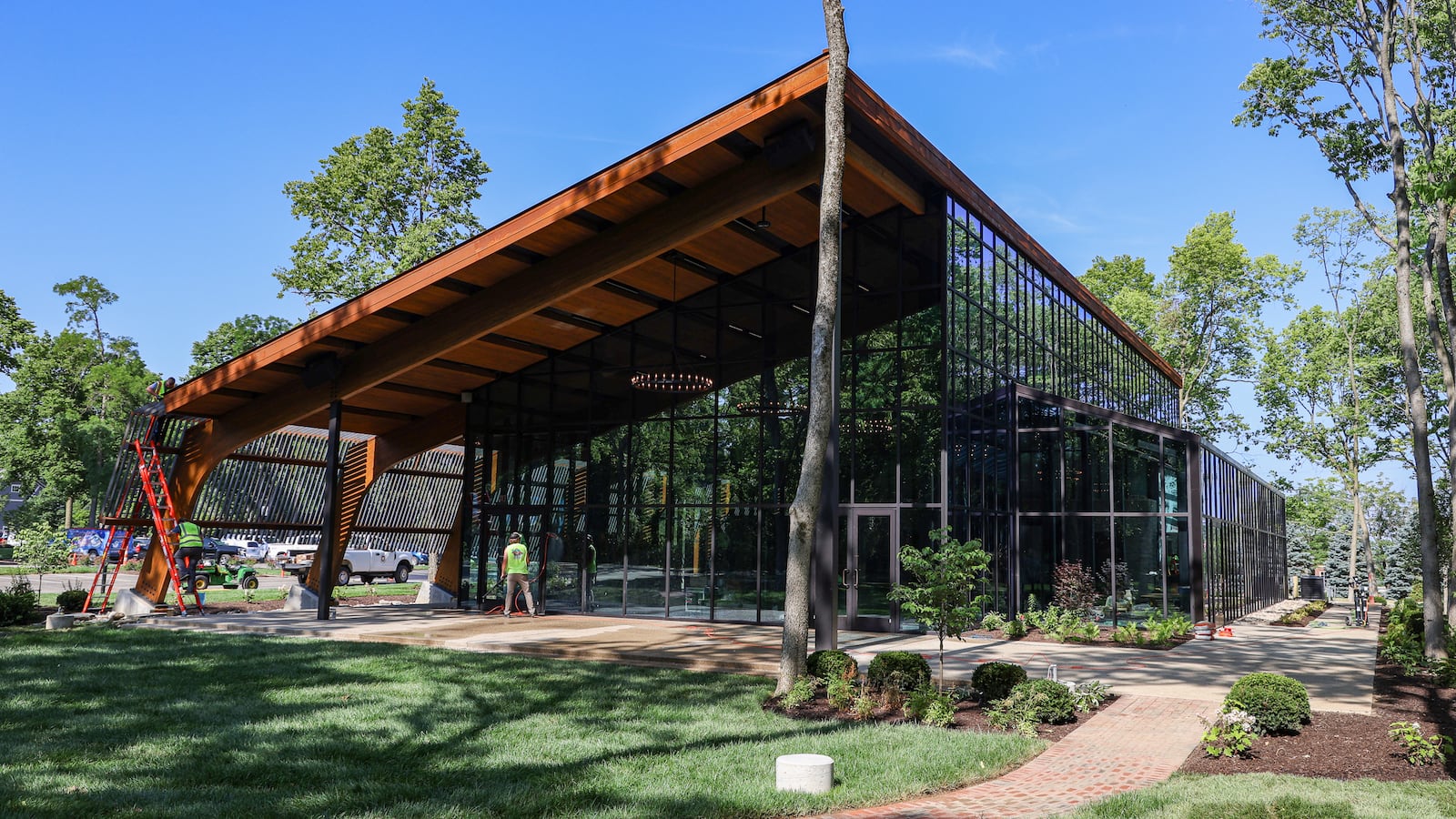The City of Centerville is putting the finishing touches on renovations at Benham's Grove on North Main Street, including a newly-constructed 200-capacity event center. The event includes a main event space, outdoor terrace, bridal wing, groom's area and warming kitchen. BRYANT BILLING / STAFF