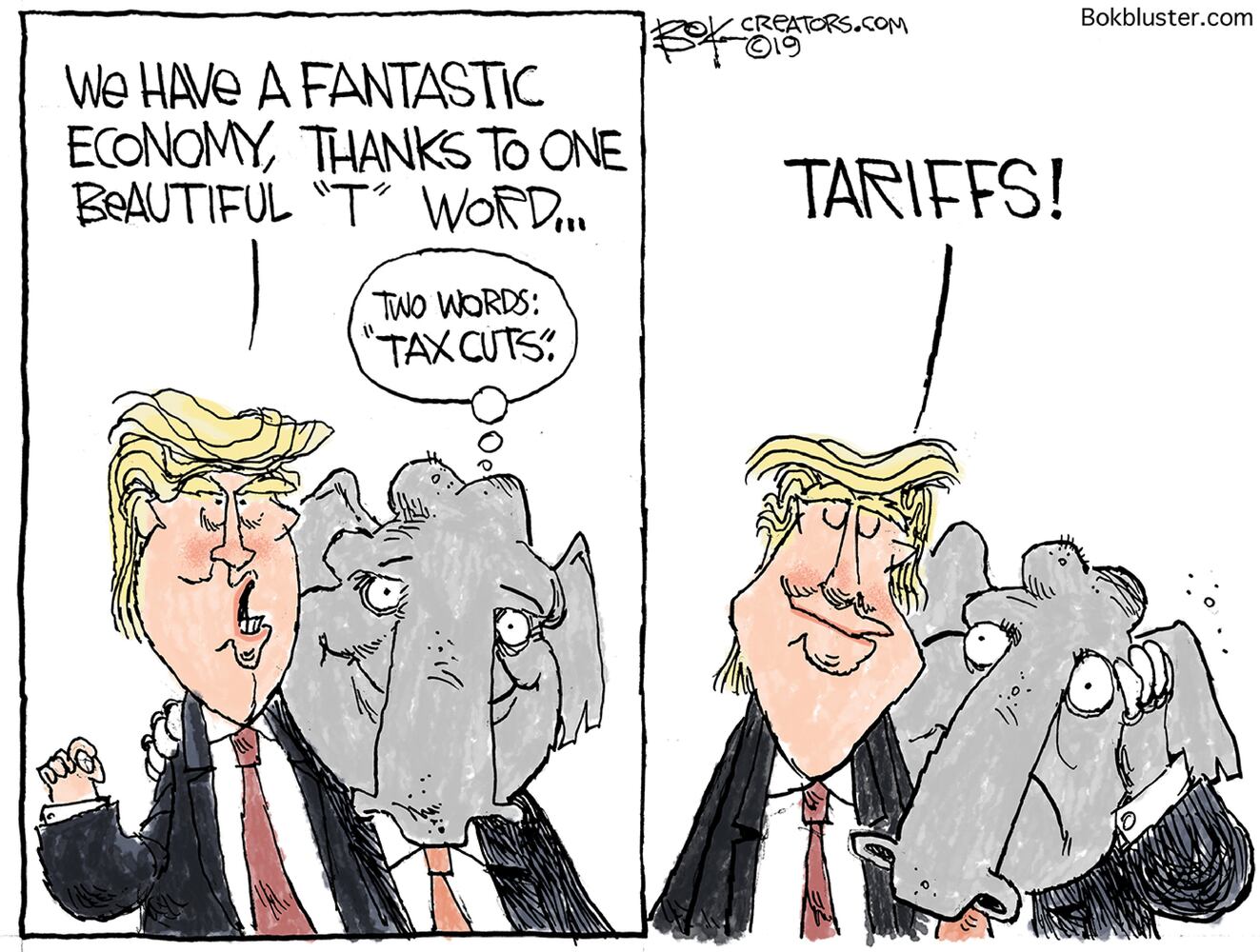Week in cartoons: Abortion restrictions, trade wars and more