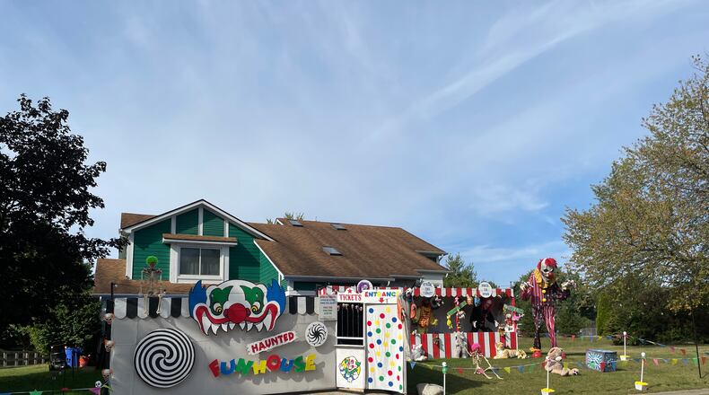 Laffin’ Lizzy’s Haunted Funhouse is located at 4103 Shadow Leaf Dr. in Bellbrook. NATALIE JONES/STAFF