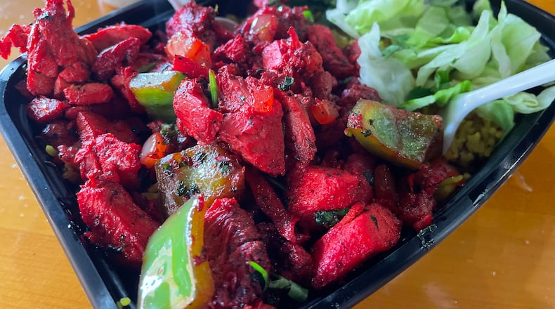 Mun-o-Salwa, a halal restaurant, is located at 3937 Linden Ave. in Riverside. NATALIE JONES/STAFF