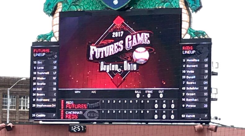 The Dayton Dragons hosted the Reds and their Futures team Saturday at Fifth Third Field.