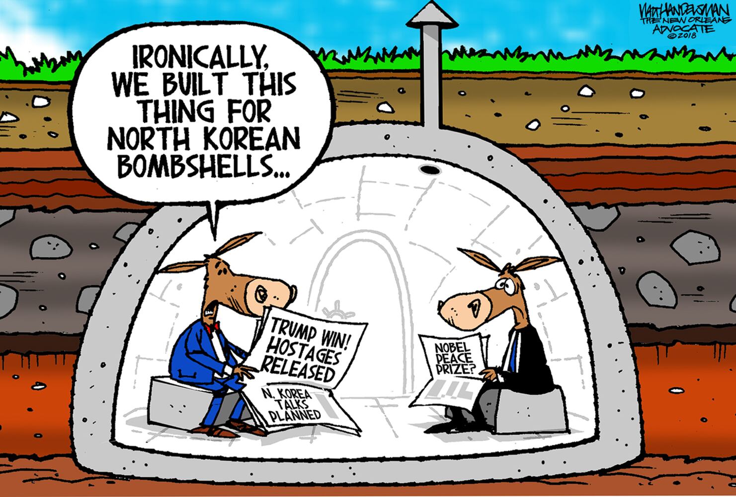 Week in cartoons: Sports betting, swamp draining and more