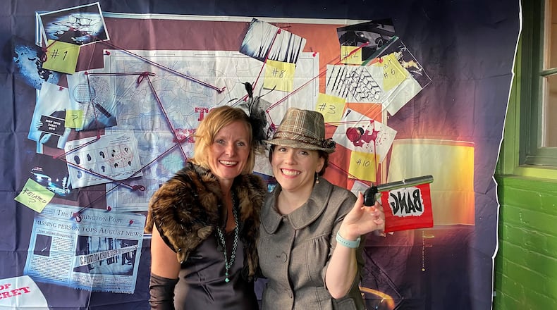 The South Park Murder Mystery Home Tour is Saturday, Oct. 5. Pictured (left to right) is Jeanine Gow and Sarah Dugan, the creators and producers of the tour (CONTRIBUTED PHOTO).