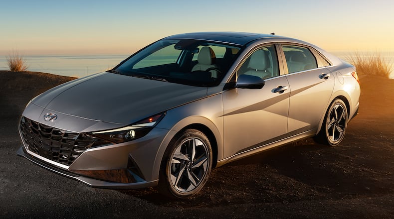 The 2021 Hyundai Elantra was named winner of the 2021 North American Car of the Year award. Hyundai photo