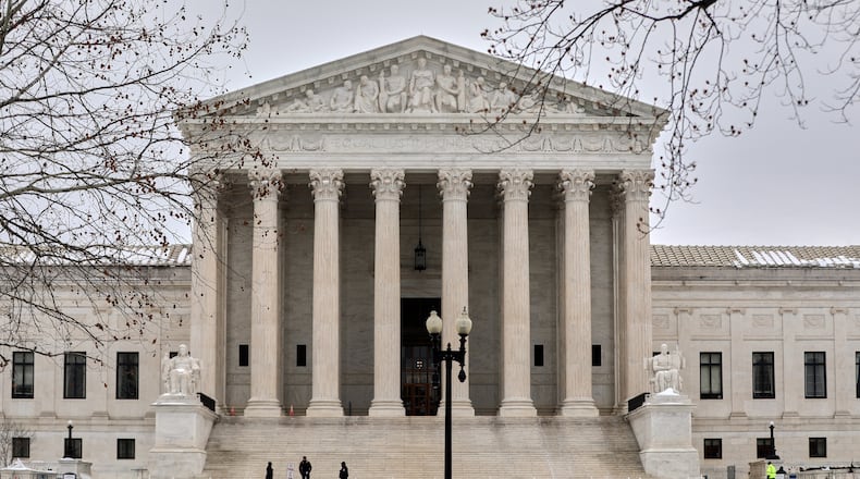 FILE - The Supreme Court is photographed, Feb. 6, 2026, in Washington. (AP Photo/Rahmat Gul, File)