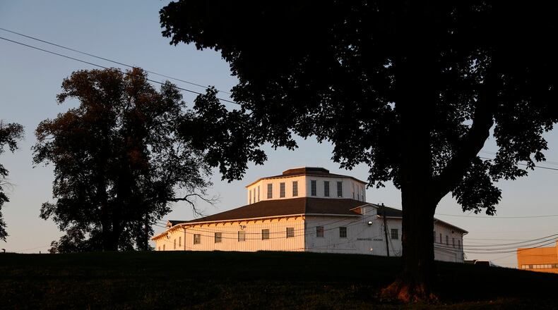 The Exposition Hall at the Montgomery County Fairgrounds, often referred to as the ‘Round House,’ was built in 1874. It remains an iconic landmark in the city. LISA POWELL / STAFF