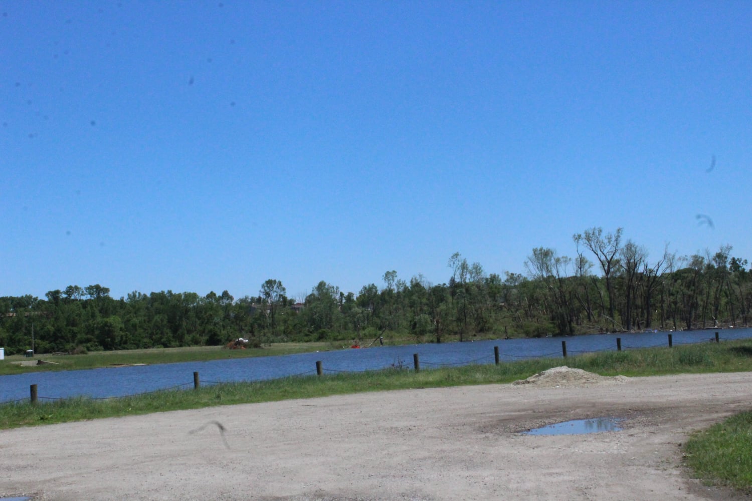 Photos: ‘extraordinary’ damage to parts of  Wegerzyn MetroPark, some parts mostly untouched