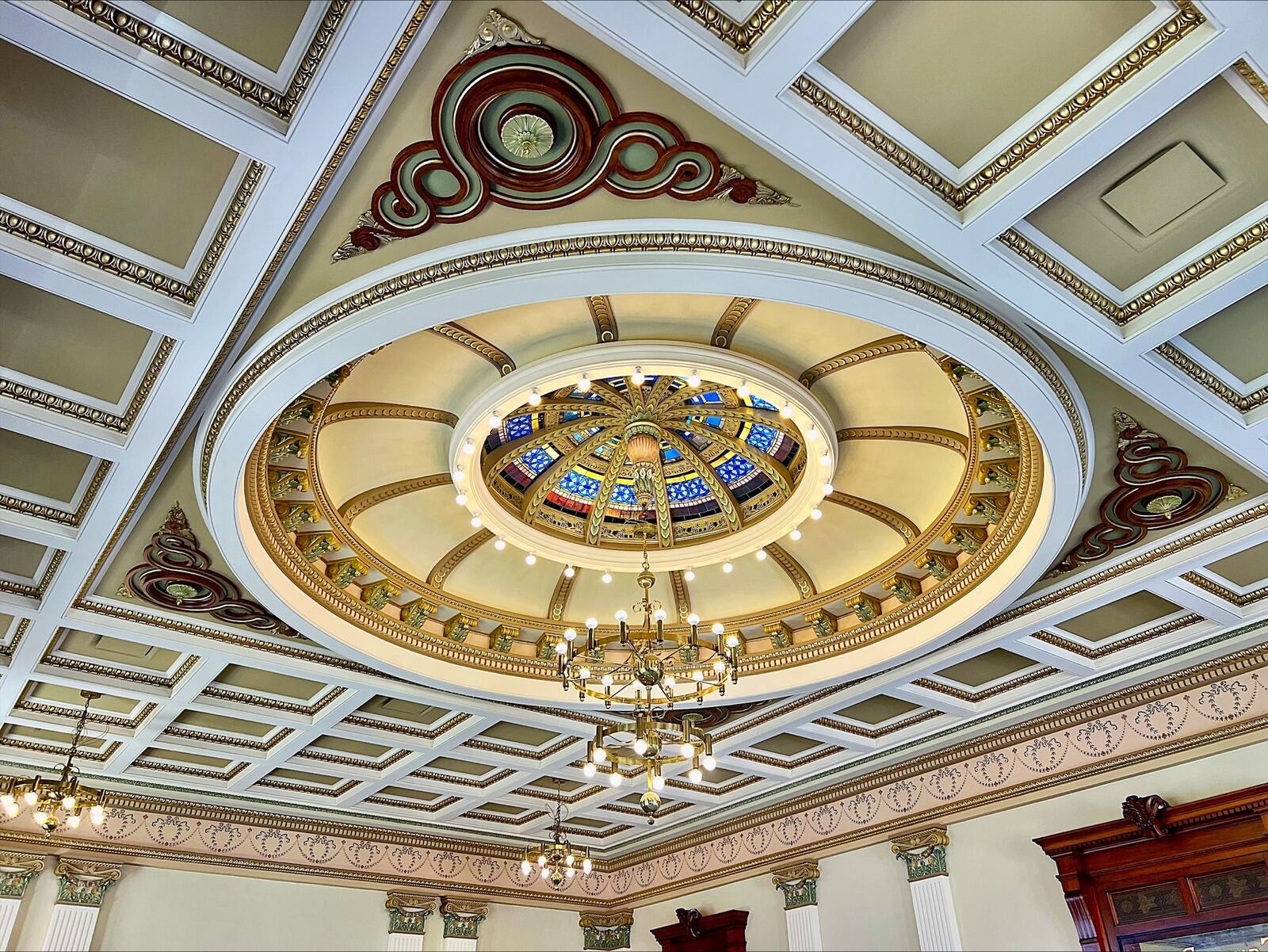 Renovations to the 1880s-era Miami County Courthouse in Troy are ongoing in early 2025. CONTRIBUTED PHOTO