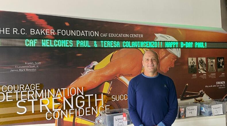 Dr Paul Colavincenzo was welcomed into the fold of the San Diego Challenged Athletes Foundation when he first visited in October. CONTRIBUTED