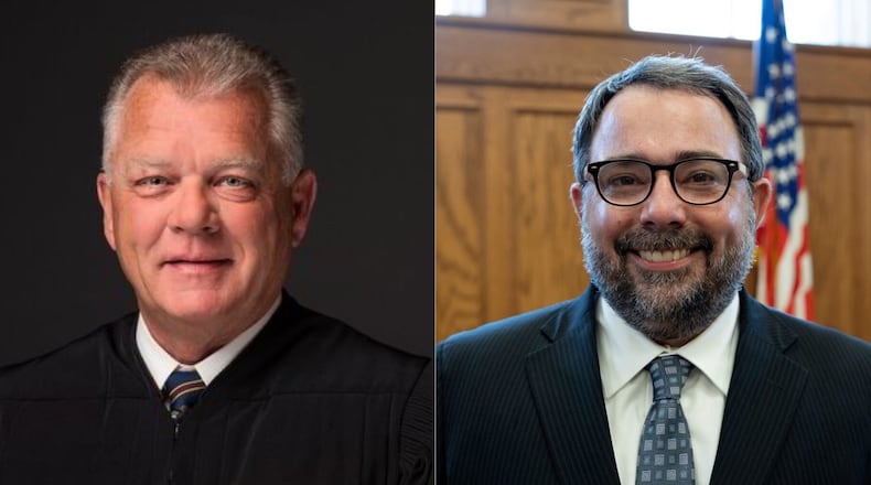 Republican Greene County Probate Judge Tom O’Diam (left) will face Independent Mark Babb in this November's election.