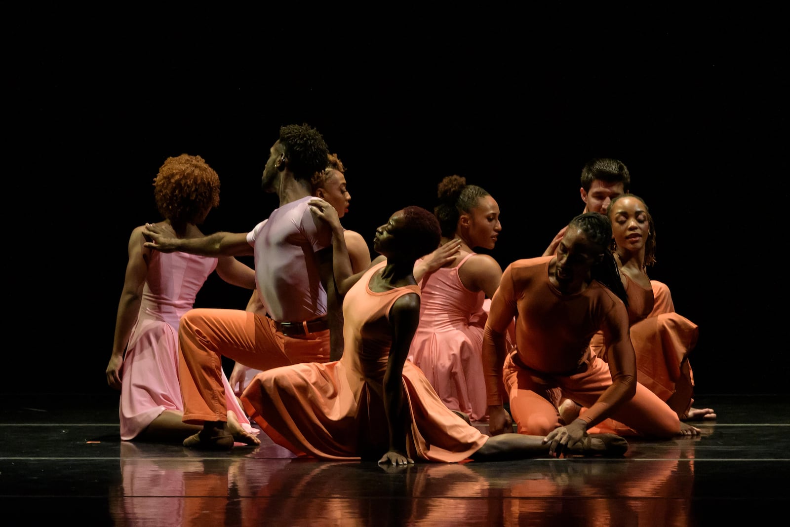 Dayton Contemporary Dance Company performed Paul Taylor’s "Esplanade" in 2024 at the Victoria Theatre. TOM GILLIAM / CONTRIBUTING PHOTOGRAPHER