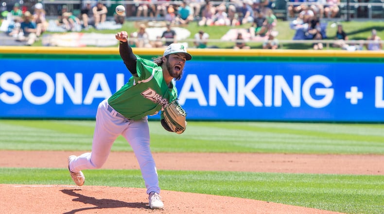 Dragons starter Javi Rivera pitched three scoreless innings Sunday in his second start of the series. Jeff Gilbert/CONTRIBUTED