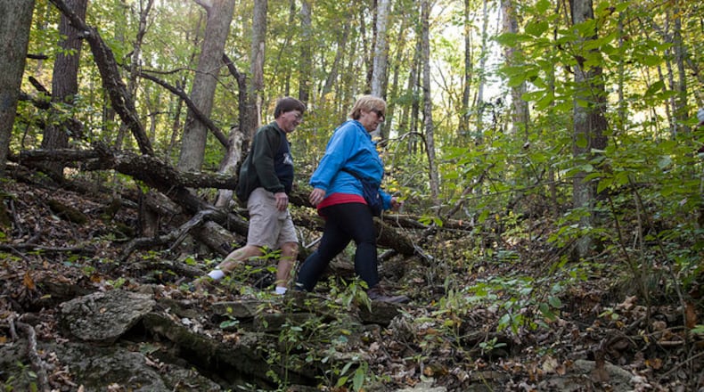 There are plenty of winter hikes to take with a friend or loved one. Germantown MetroPark is pictured. PHOTO / Jan Underwood for Five Rivers Metroparks