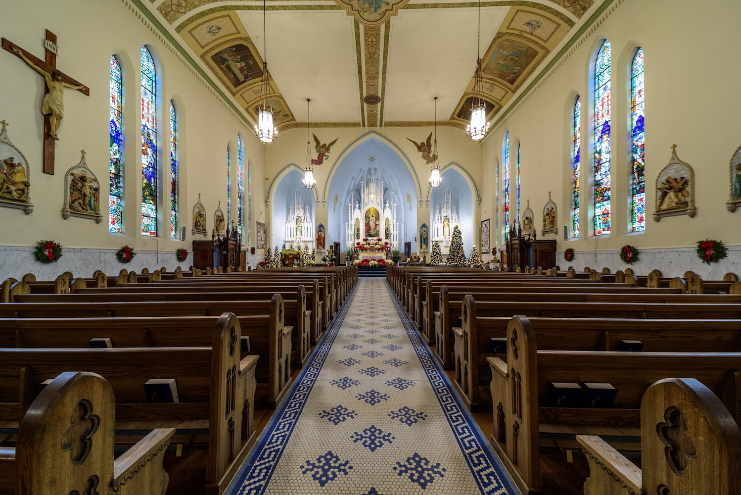 PHOTOS: A breathtaking look at Holy Trinity Catholic Church on Christmas Eve morning