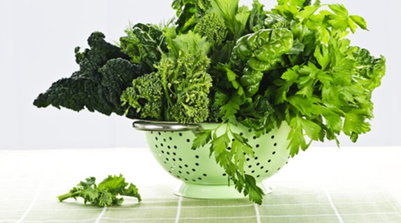 Eating dark green leafy vegetables every day can reap big rewards to your health. (Dreamstime/TNS)