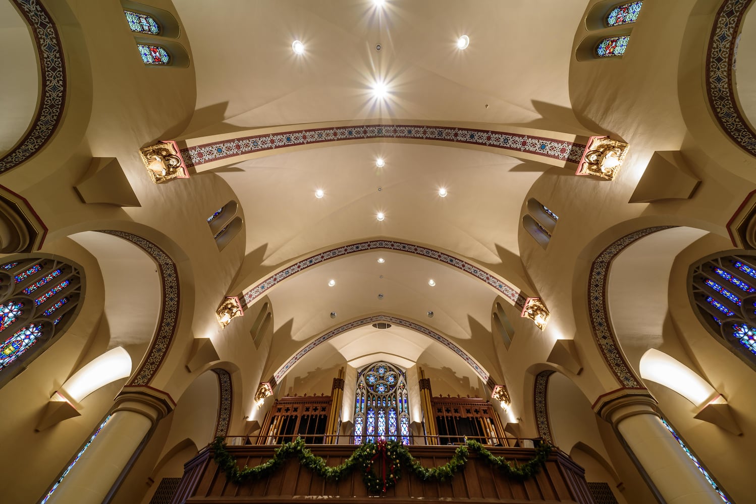 PHOTOS: A look inside Holy Angels Catholic Church decorated for Christmas