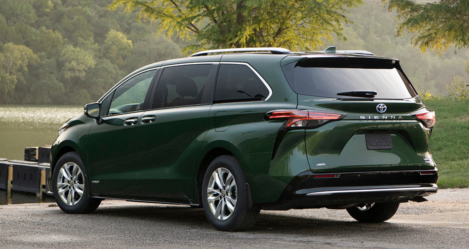 This photo provided by Toyota North America shows the 2021 Toyota Sienna, which is available in all-wheel drive across the model range. All-new 2021 Siennas are powered by a hybrid powertrain with an EPA-estimated 36 mpg combined. (Courtesy of Toyota North America via AP)