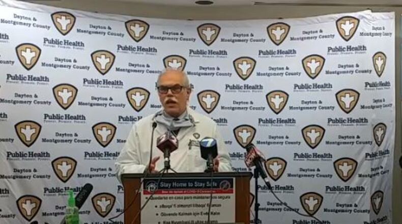 Dr. Michael Dohn, Public Health - Dayton & Montgomery County. FILE