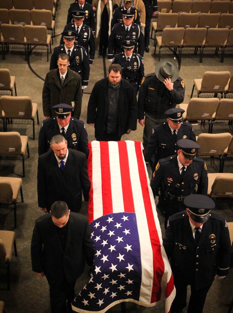 Trotwood Officer Dave Yaney funeral