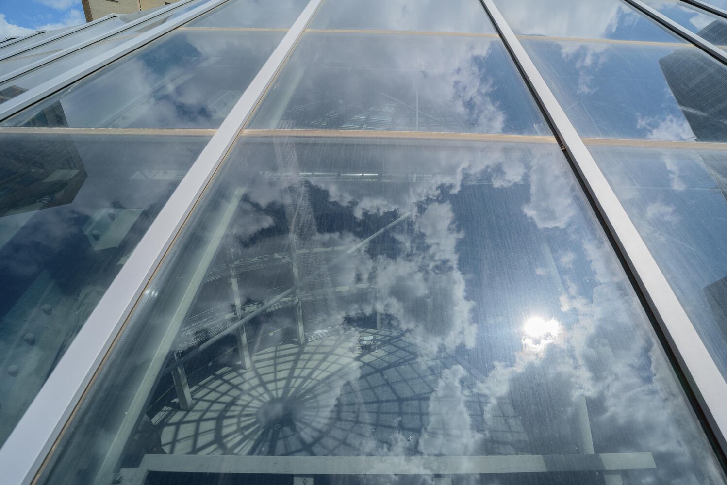 PHOTOS: Dayton Arcade recovery continues, first floor slab completed and windows restored