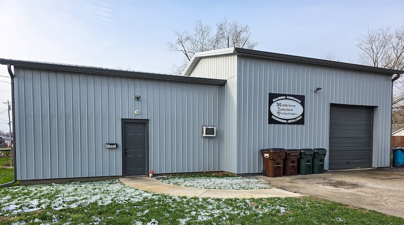 Middletown Industrial Technologies, LLC, is hoping to expand to a second location within the city, adding eight more employees and a total $1.4 million payroll. The business has grown out of its current location on Plymouth Street, according to founder and owner Lawrence Tuckosh. NICK GRAHAM/STAFF