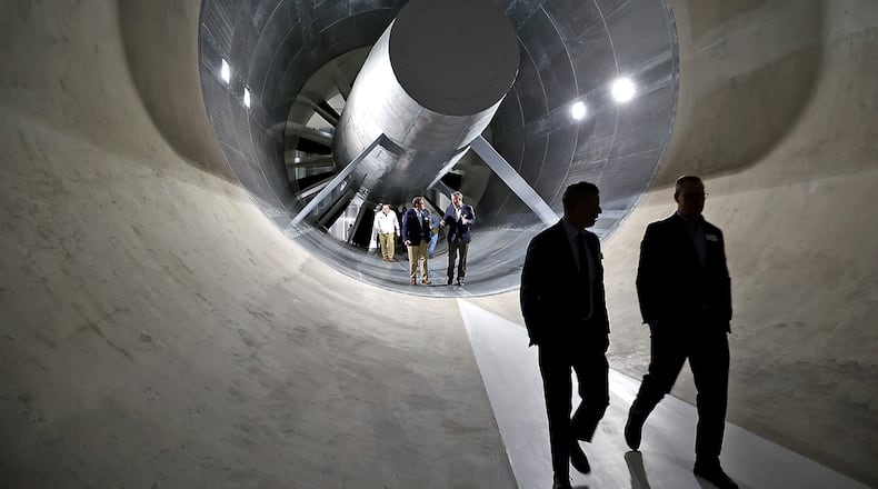 State officials and guests toured Honda’s HALO Wind Tunnel in East Liberty, Ohio March 21, 2022. The new wind tunnel is one of the largest and most sophisticated in the world.