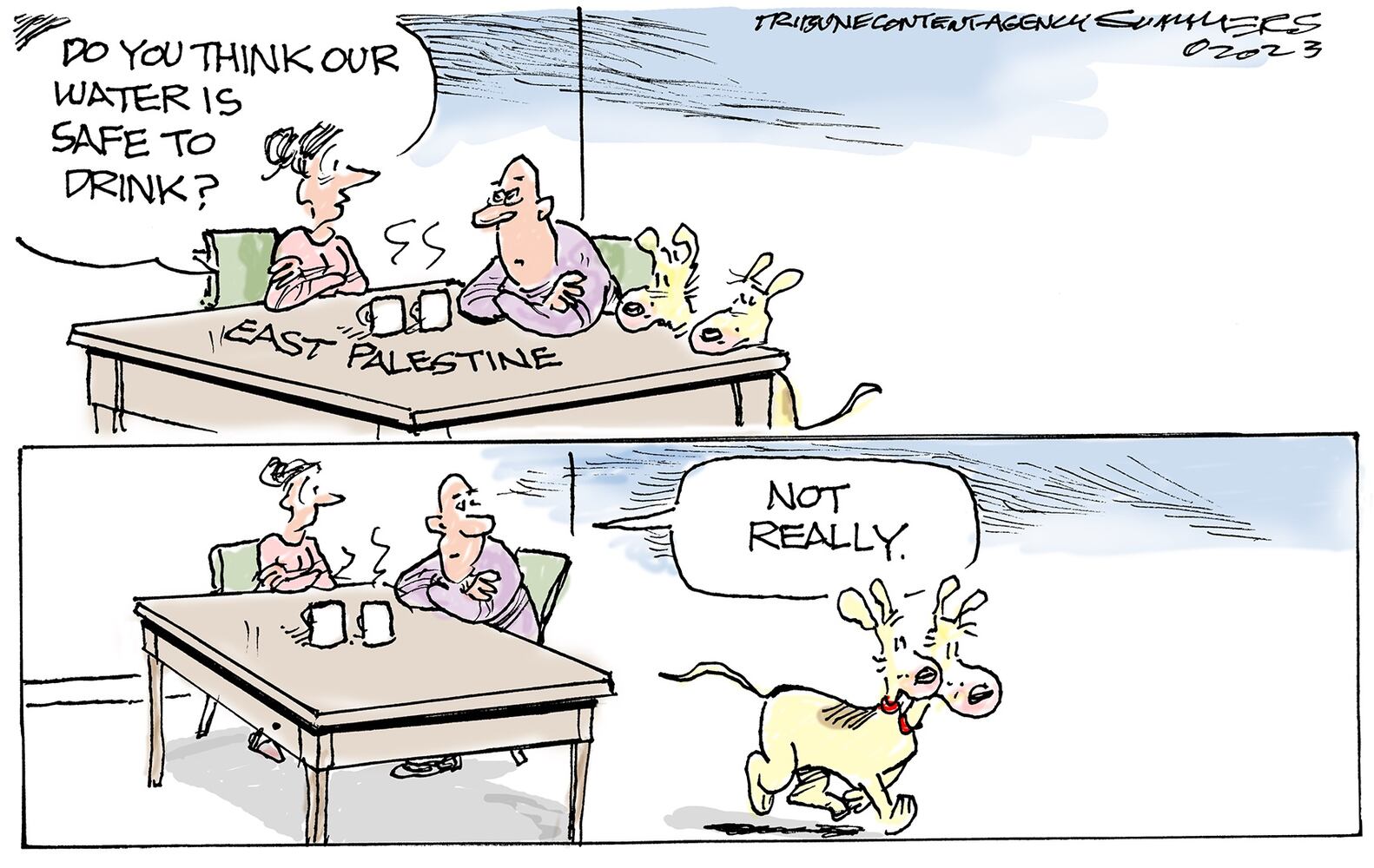 WEEK IN CARTOONS: Ohio train derailment, ChatGPT and more