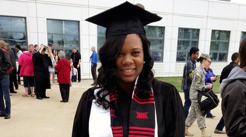 Thurgood Marshall HS graduate, Eliza Straughter, graduated from N. Illinois University last year and today is employed by Hewlett Packard in Chicago. Straughter received several scholarships from the Dayton Foundation. CONTRIBUTED