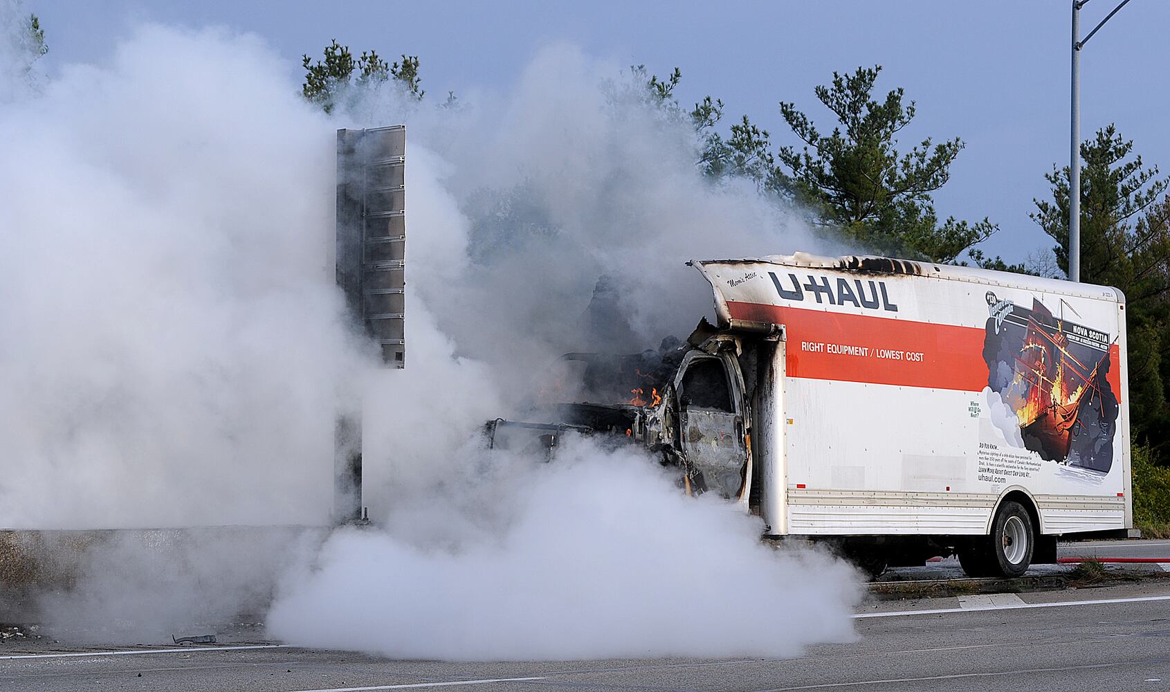 U-Haul Truck Fire