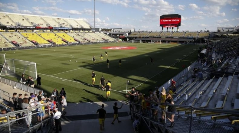 MAPFRE Stadium on the Ohio state fairgrounds. Joshua A. Bickel / Columbus Dispatch