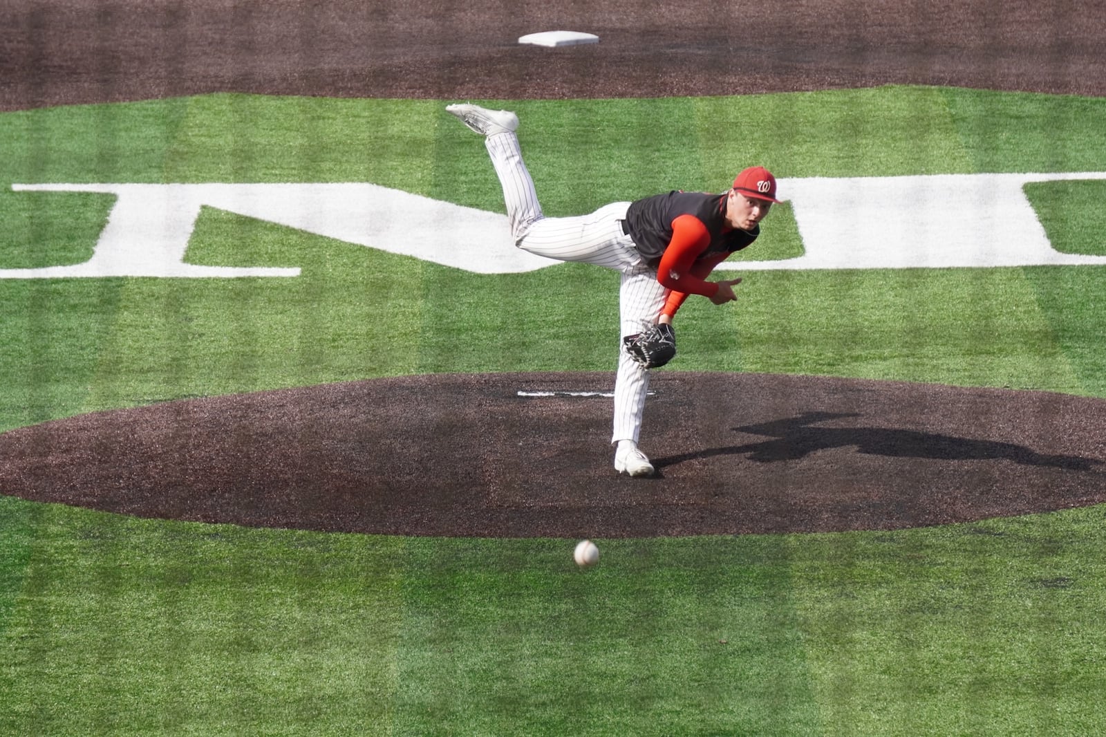 Lakota West pitcher Tucker Wilburn sends a pitch to the plate during his Division I state semifinal game against Olentangy on Saturday at Thurman Munson Memorial Stadium in Canton. CHRIS VOGT / CONTRIBUTED