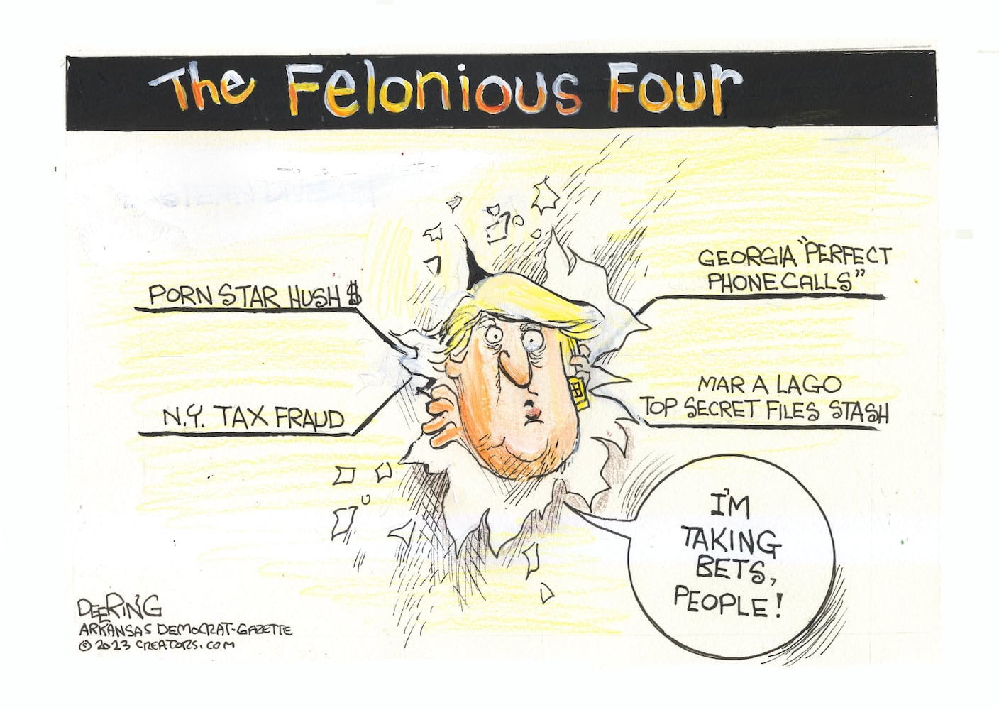 WEEK IN CARTOONS: Trump indictment, school shooting and more