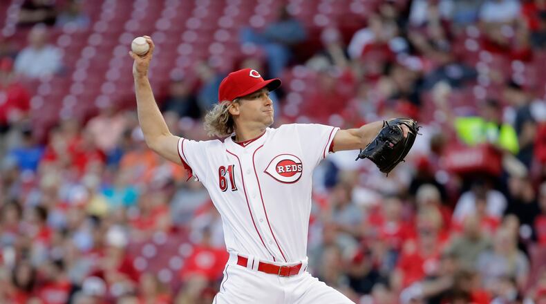 CINCINNATI, OH - APRIL 18: Bronson Arroyo #61 of the Cincinnati Reds throws a pitch against the Baltimore Orioles at Great American Ball Park on April 18, 2017 in Cincinnati, Ohio. (Photo by Andy Lyons/Getty Images)