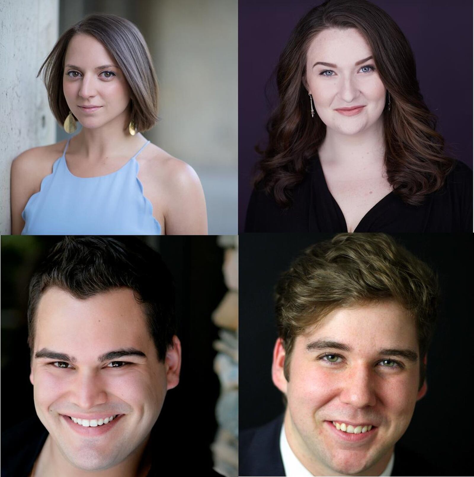 The Dayton Philharmonic Chamber Series Bernstein Songfest in Dayton Art Institute s Renaissance Auditorium on Sunday, Jan. 28, featuring Dayton Opera s Artists-in-Residence (clockwise from upper left) Olivia Yokers, Noragh Devlin, Alexander Harper and Michael Anderson. CONTRIBUTED