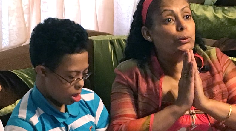Fatiha Elgharib pleads for someone to intervene in her deportation case, fearing after 22 years in the U.S. she will be separated from her family, including 15-year-old Sami Hamdi, who has Down syndrome and for whom she is the primary caregiver.