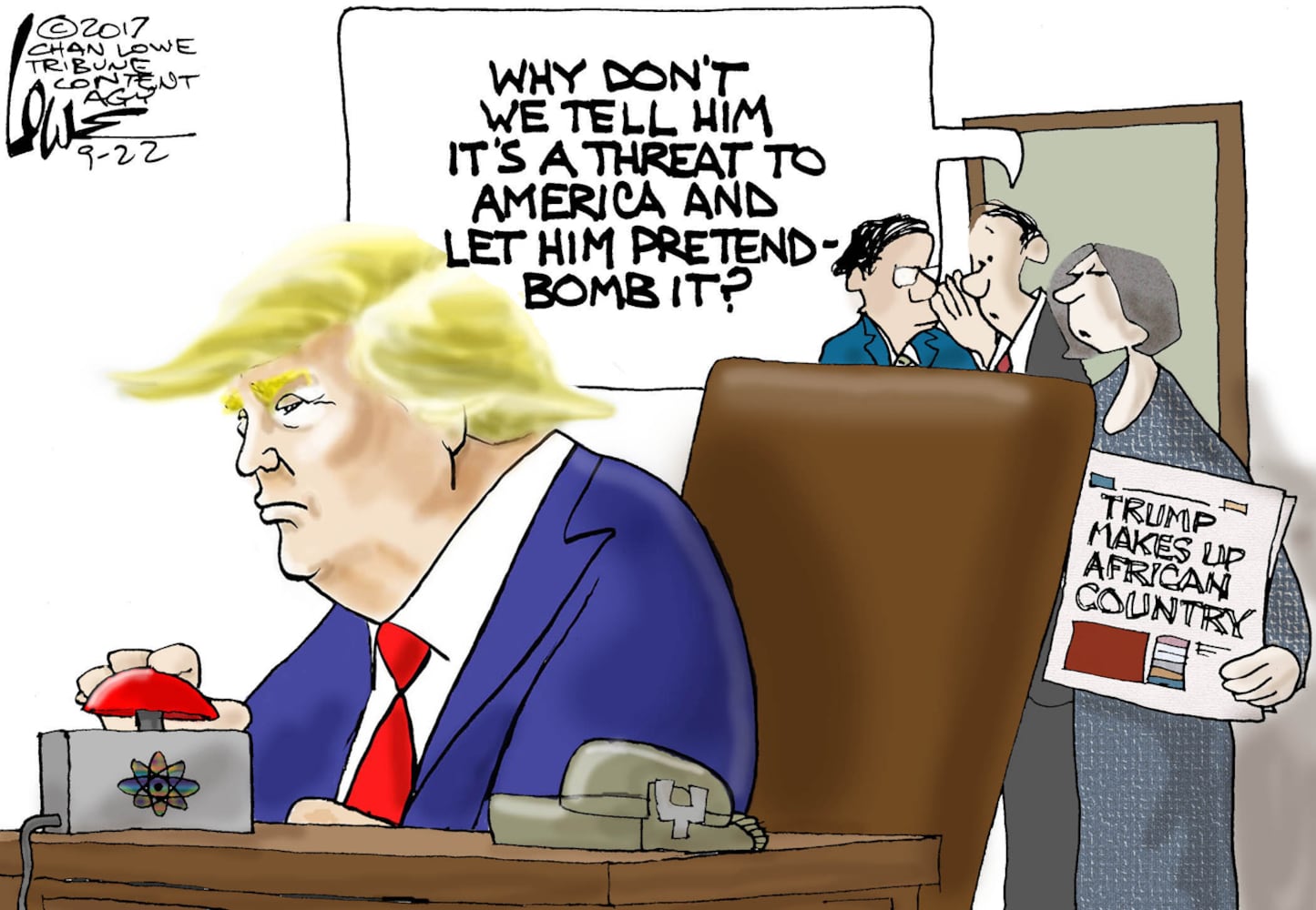 Week in cartoons: Trump, football, and more