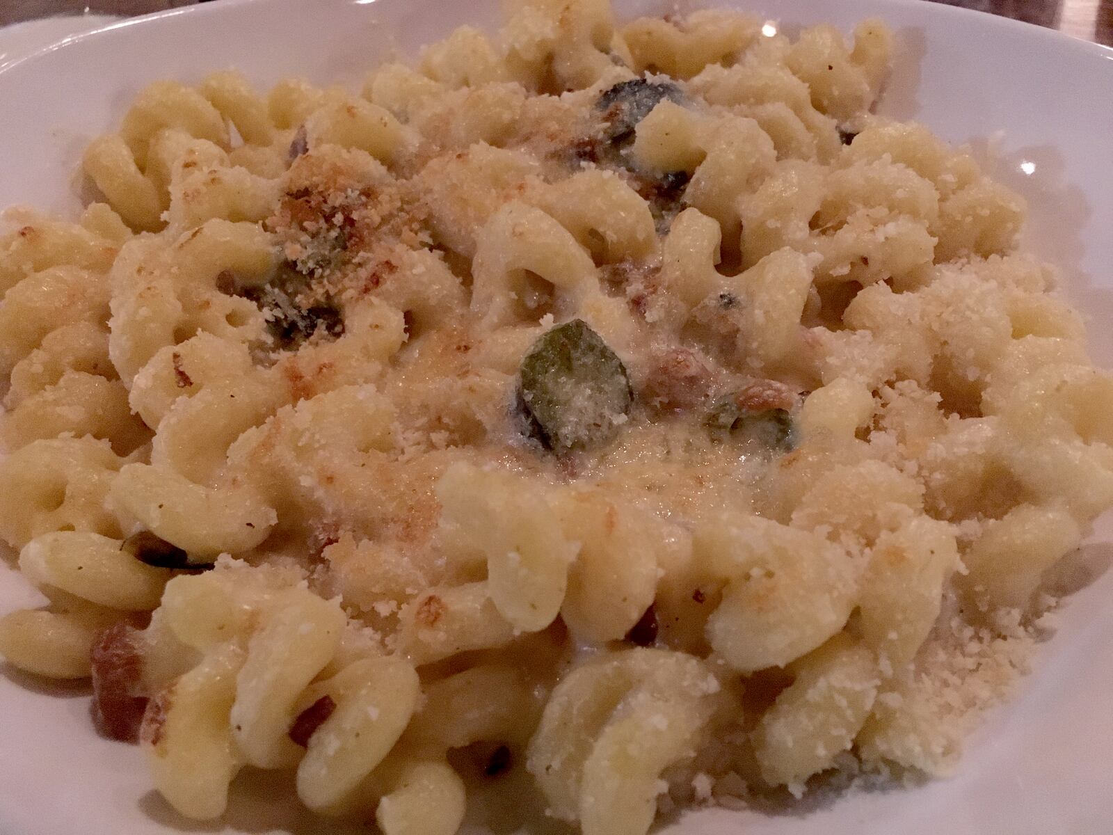 We check out the food at Wandering Griffin in Beavercreek.