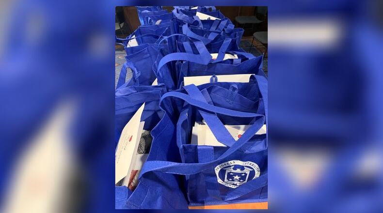 Centerville is spearheading an effort to donate valentines in the form of nearly three dozen Baskets of Warmth to homebound senior citizens. CONTRIBUTED