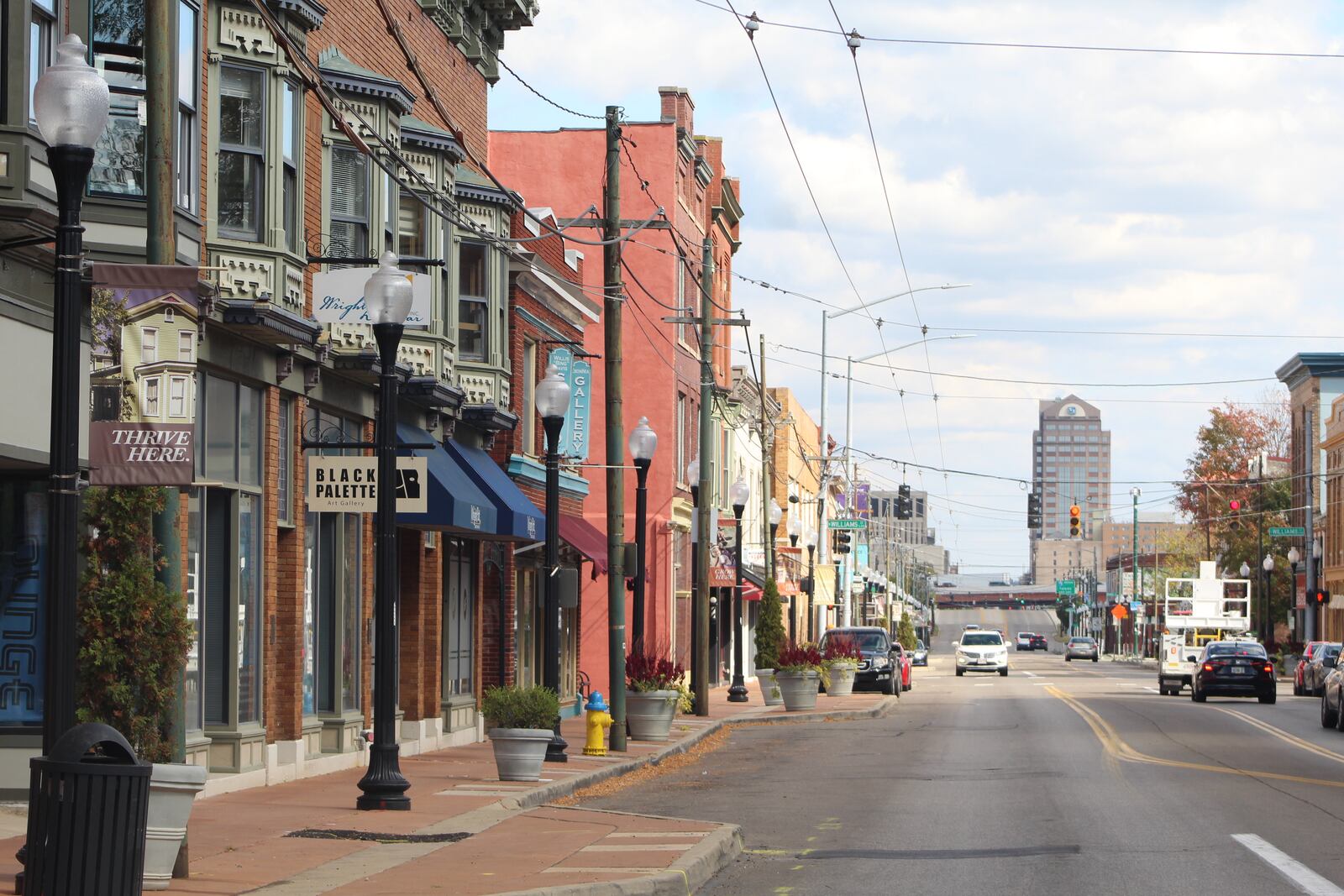The Wright Dunbar business district on West Third Street in West Dayton. CORNELIUS FROLIK / STAFF