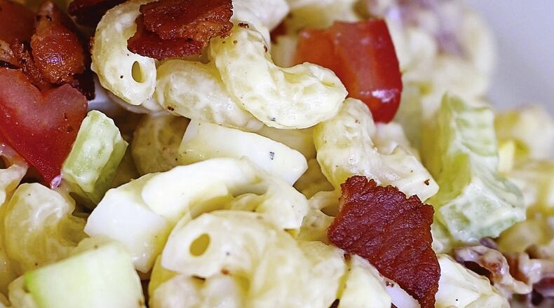 Macaroni salad is an easy dish to share with friends in need, or to bring to a potluck. Contributed by Perre Coleman Magness
