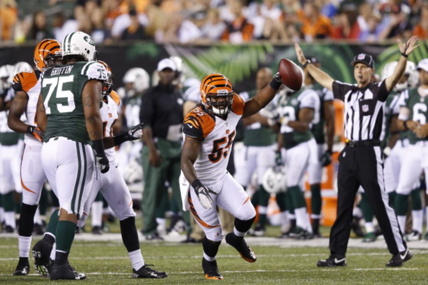 Photos from the Cincinnati Bengals 17-6 preseason win over the New York Jets