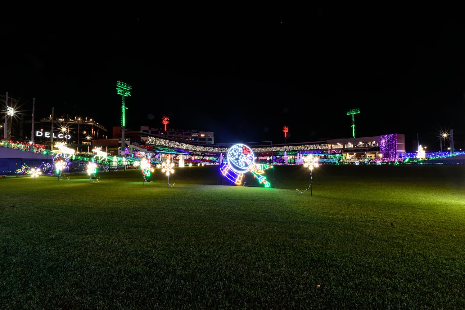 PHOTOS: Deck the Diamond at Day Air Ballpark