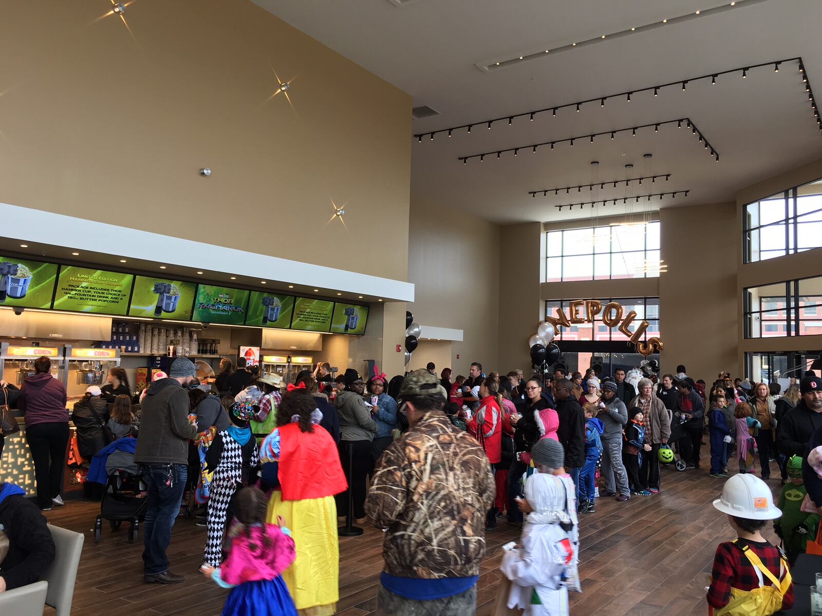 Austin Landing is the site of Dayton’s first Cinepolis. The new luxury theater that includes reclining seats, a full bar and gourmet concessions had its grand opening celebration on Sunday, Oct. 29, 2017.  ALEXIS LARSEN/CONTRIBUTED