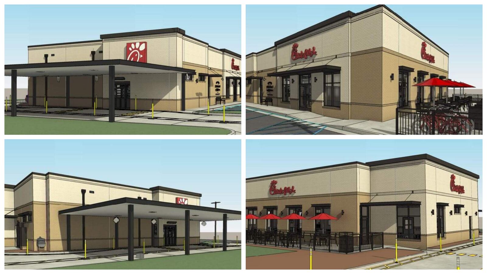 Chick-Fil-A is looking to build a location on a 3-acre property at 10322 Springboro Pike in Miami Twp. The new 4,852-square-foot location, if approved, would be constructed north of Landing Way and south of Taos Drive. CONTRIBUTED
