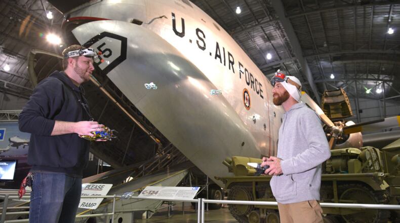 A micro drone race will be held at the National Museum of the U.S. Air Force on Saturday. (U.S. Air Force photo by Ken LaRock)
