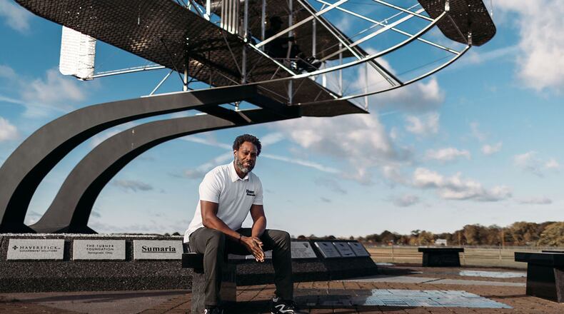 Wright State mechanical engineering graduate Onome Scott-Emuakpor seeks to push thresholds of advanced technology in aerospace systems as the founder of Hyphen Innovations. Contributed Photos by Emily Carper